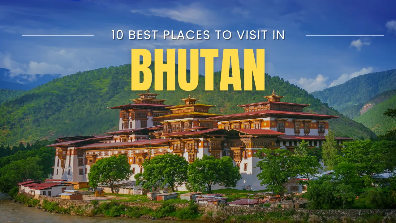 top 10 best places to visit in Bhutan tour package 1. Paro – Gateway to Bhutan 2. Thimphu – Capital with Cultural Charm 3. Punakha – Valley of Monasteries 4. Phobjikha Valley – Nature at Its Best 5. Trongsa Dzong 6. Kyichu Lhakhang (Paro) 7. Buddha Dordenma (Thimphu) 8. Dochula Pass 9. Bumthang Valley 10. Haa Valley